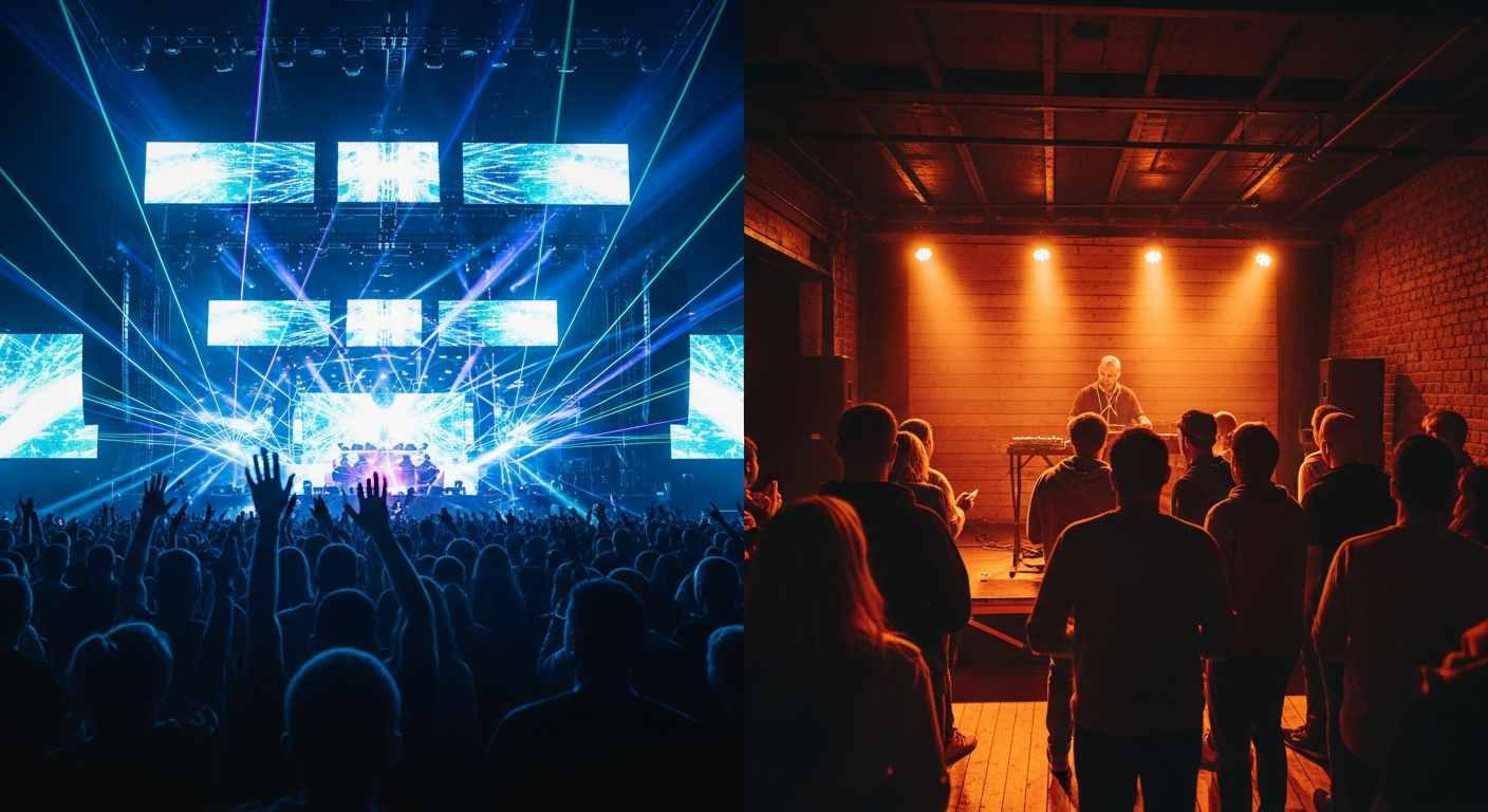 Arena Energy or Intimate Magic? The Ultimate Concert Debate